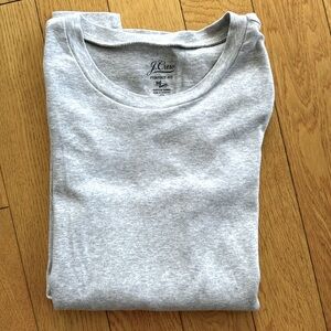 NWOT J.Crew Perfect Fit Long Sleeve Cotton T-Shirt